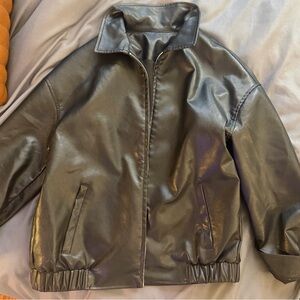 Fashion Nova Black Faux Leather Jacket